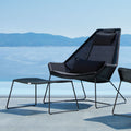 Thumbnail photo of Breeze Highback Loungestol 5469 Li/ls/lw - Loungestol - Sort - B: 98 X D: 87 X H: 98 X Sh: 40 Cm