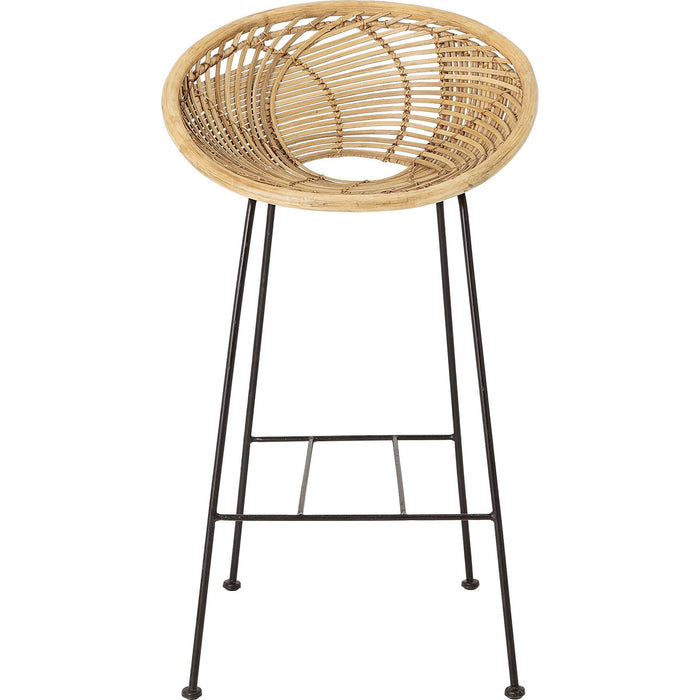 Photo of Rattan by Yonne Bar Stool - Natural