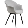 Thumbnail photo of Bat Dining Chair, Fully Upholstered, Plastic Base
