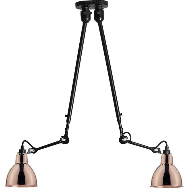 Photo of No. 302 Double Ceiling Lamp from Lampe Gras 1