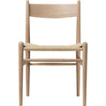 Thumbnail photo of Carl Hansen - Ch36, White Oiled Oak, Natural Braided Paper String - Dining Chairs - Hans J. Wegner - Wood Coloured - Paper/Wood
