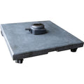 Thumbnail photo of Hyde Luxe Parasolfod M/hjul - Parasolfod - Matt Grey, Granite - W75 X D75 X H8 Cm