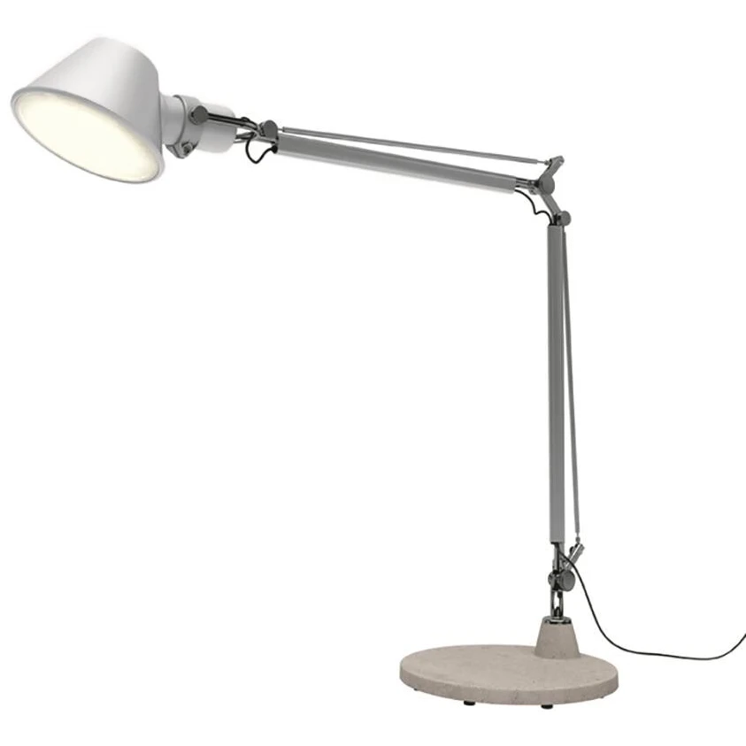 Tolomeo Table Lamp with Base From Artemide (white)