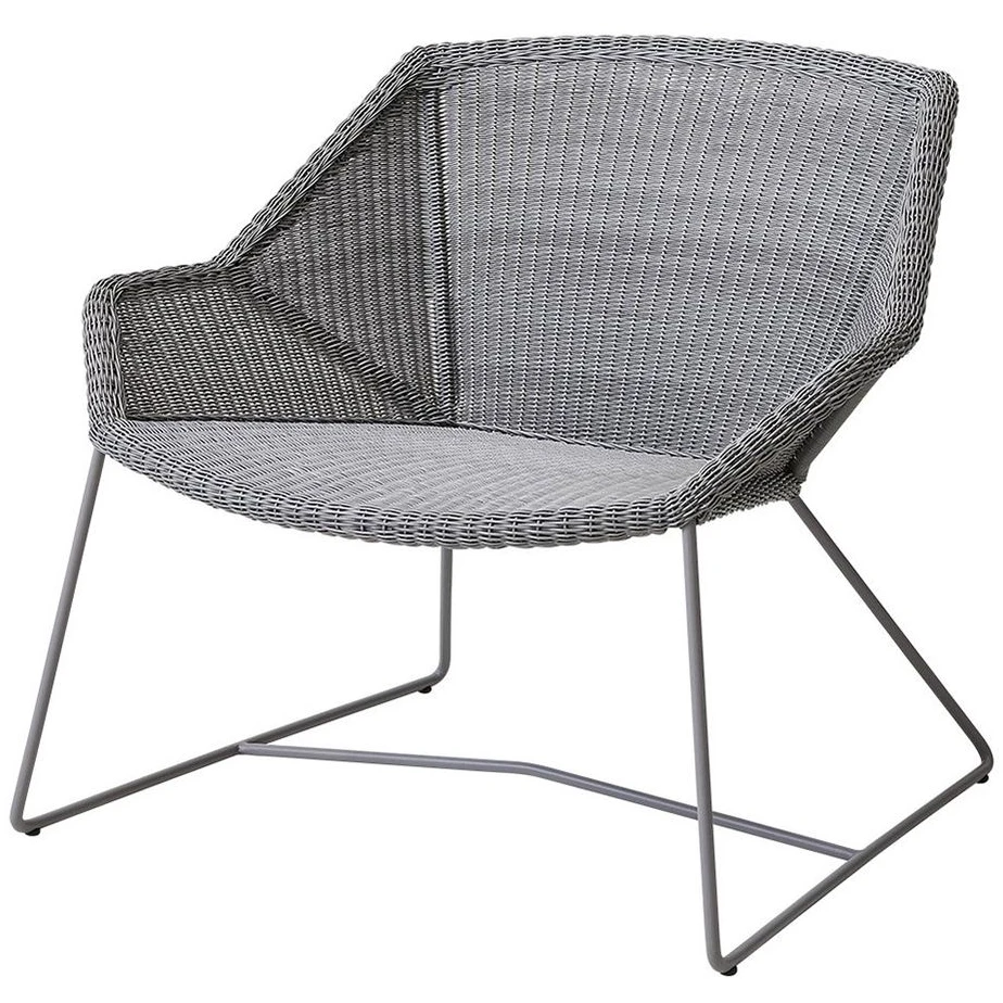 Breeze Loungestol 5468 Li/ls/lw - Loungestol - Lysegrå - B: 87 X D: 72 X H: 73 X Sh: 40 Cm