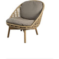 Thumbnail photo of Hive Loungestol - Loungestol - Seat: Natural, Cane-line Weave Ut 3 / Cushion: Taupe, Cane-line Airtouch - W73 X D85 X H79 X Sh35 Cm