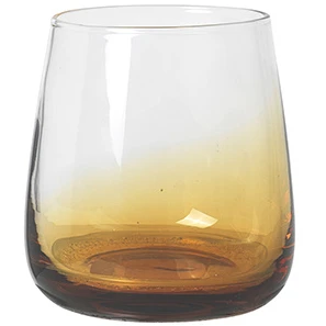 Amber glasses 35cl - set of 12 pieces