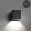 Thumbnail photo of Cube Down, Black, 3,2W Led, Ip54, 3000K - Wall Lamps - Ronni Gol - Black