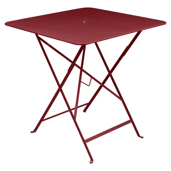 Photo of Bistro Table 71 x 71 cm - Chili - Garden Table - Red - Metal