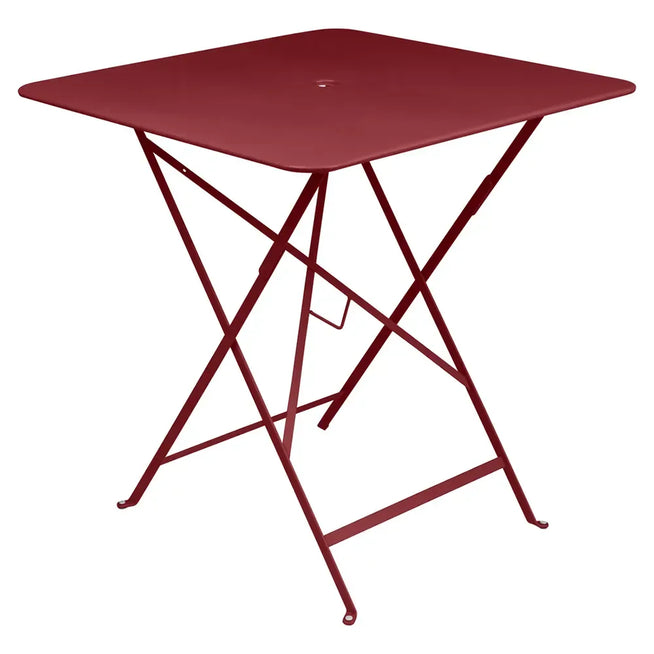 Photo of Bistro Table 71 x 71 cm - Chili - Garden Table - Red - Metal