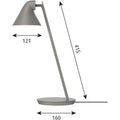 Thumbnail photo of Njp Mini Bordlampe Taupe