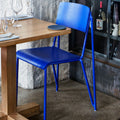 Thumbnail photo of Petit Standard - Seat Ultramarine Blue Stained Oak - Base Ultramarine Blue Powder Coated Steel - Dining Chairs