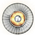 Thumbnail photo of New Wave Optic Wall Lamp 1