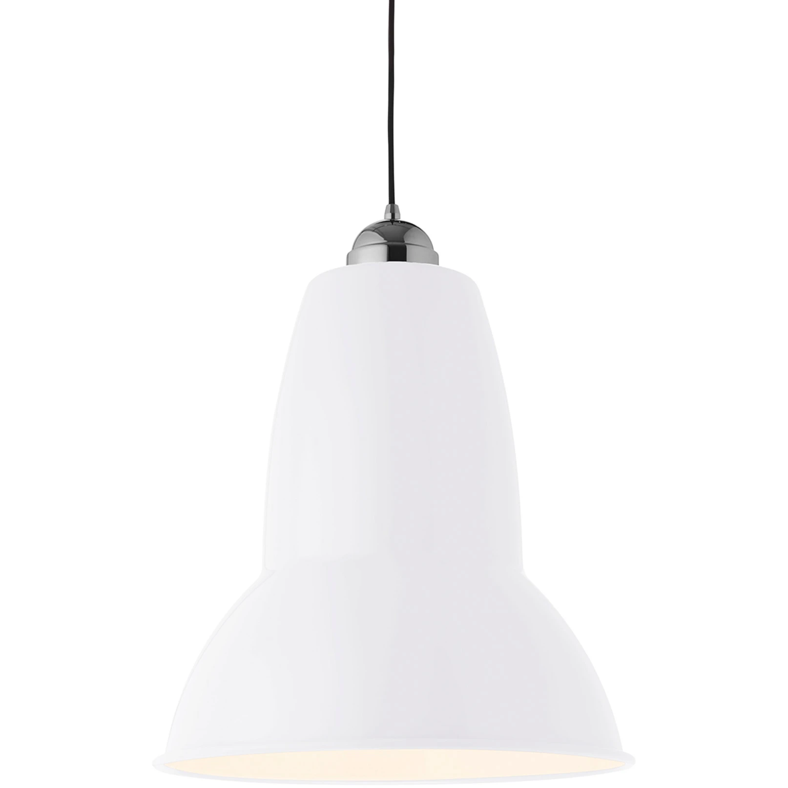 Original 1227 Giant Pendant Lamp Alpine White (blank) - Pendellampor - George Carwardine - Vit