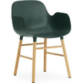Thumbnail photo of Form Armchair Green, Oak Legs