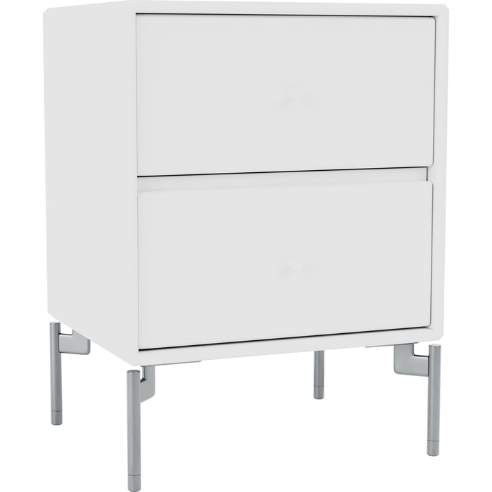 Photo of Drift Drawer Module - New White / Matt Chrome Legs - Sängbord - Peter J. Lassen - Vit - Mdf