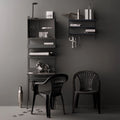 Thumbnail photo of String Metal Shelf, Low Edge 58x30, White - Shelving - Nils Strinning - White - Metal