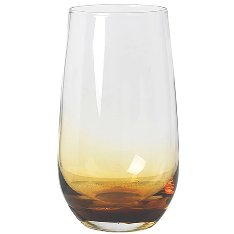 Amber glasses 55cl - set of 12 pieces