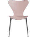 Thumbnail photo of Sjuan 3107 Pale Rose Lacquered/chrome - Dining chairs - Arne Jacobsen - Metal/wood