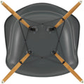 Thumbnail photo of Eames Plastic Armchair Daw - 56 Granite Grey - Golden Maple - Dining Chairs - Metal/wood/plastic
