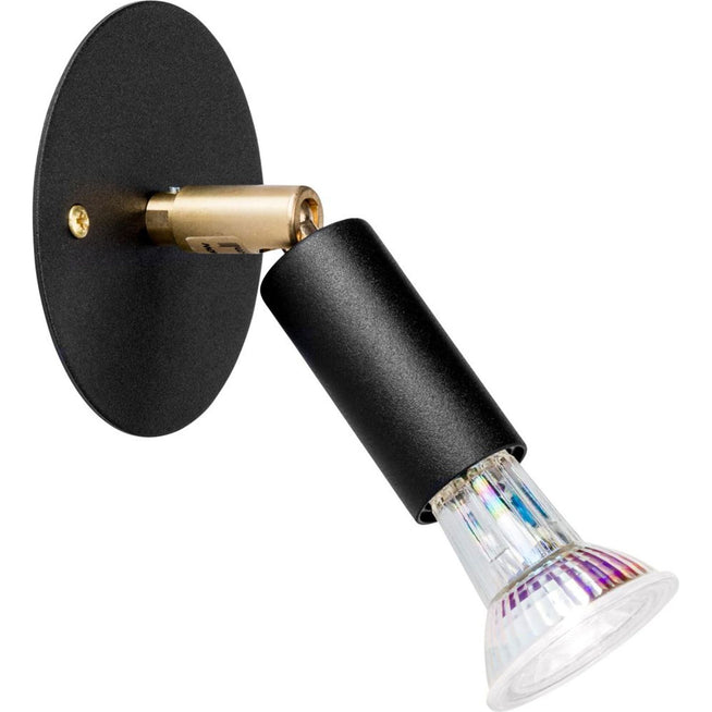 Photo of Star Wall Lamp, Black, Plate, Fixed Mounting - Bedside Lamps - Jonas Bohlin - Black