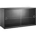 Thumbnail photo of String Cabinet/Display Case Black stained ash - Wall shelves - Nils Strinning - Wood coloured - Mdf