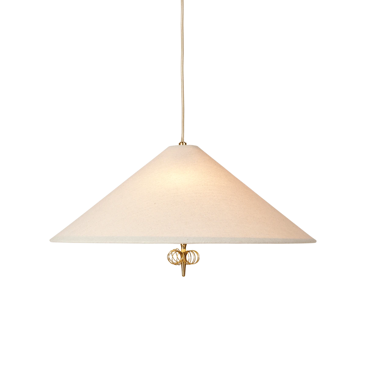 1967 Ceiling Lamp Canvas-brass