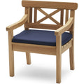 Drachmann Chair Cushion, Outdoor Textile / Marine - Dynor & Kuddar - Skagerak Design Team - Blå