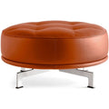 Thumbnail photo of Delphi Ottoman 4509 By Hannes Wettstein - Puf - Max 96 Cognac - Ø75 X H37 Cm