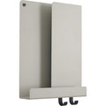 Thumbnail photo of Folded Shelves Xs, Grey - Wall Shelves - Johan Van Hengel - Black - Metal
