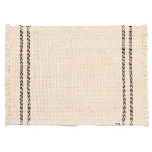 Photo of Savor Placemat - Bordskåner - Off-white / Chocolate - W50 X L38 Cm