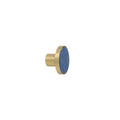 Thumbnail photo of Brass Hooks - Knager - Brass/blue Lapis Lazuli Large - Ø: 4 Cm X D: 2,5 Cm