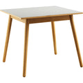 Thumbnail photo of C35a Dining Table 82x82 Cm Light Grey-oak Nature Lacquered