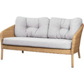 Thumbnail photo of Ocean Large 2-pers. Sofa - Havesofa - Frame: Cane-line Soft Rope, Dark Grey / Cushion: