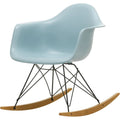 Thumbnail photo of Eames Plastic Armchair RAR - 23 Ice Grey - Basic Dark Base - Golden Maple - Dining Chairs - Metal/wood/plastic