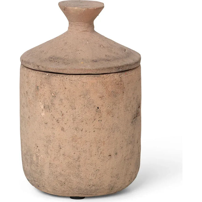 Photo of Ura Scented Candle - Duftlys - Pale Sienna -  Ø 8 X H 13 Cm