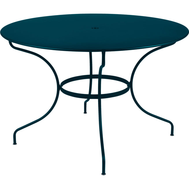 Photo of Opera+ Table 117 cm Acapulco Blue 21 - Outdoor Dining Table - Blue - Metal