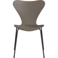 Thumbnail photo of 3107 Seven, coloured box, Venetian Red, Underframe Brown Bronze - Dining chairs - Arne Jacobsen - Red - Metal/wood
