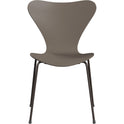 3107 Seven, coloured box, Venetian Red, Underframe Brown Bronze - Dining chairs - Arne Jacobsen - Red - Metal/wood
