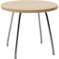 Ch415 Coffee Table from Carl Hansen & Søn (oak, lacquer, stainless steel)