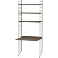 Thumbnail photo of String Golvgavel 200 X 30 Cm, Brun, 2-pack - Hyllsystem - Nils Strinning - Brun - Metall
