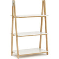 Thumbnail photo of One Step Up - Reol - Low - Steel/ash - H: 126 X L: 78 X D: 45 Cm