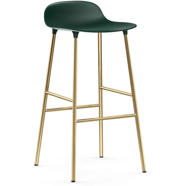 Photo of Form Bar Stool 75 Cm Brass