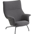 Thumbnail photo of Doze Lounge Chair - Ocean 80/anthracite Black - Armchairs - Metal/textile/foam