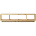 Plank Bookcase Low - Reol - Pine
