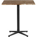Thumbnail photo of Allez Bord 4L 70x70 - Marmor - Cafebord - Sort Marmor - H: 75 x W: 70 x D: 70 cm