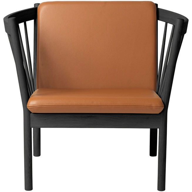 Photo of J146 Easy Armchair - Black lacquered oak 1