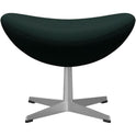 3127 Egg Footstool - Satin Polished Aluninium Base