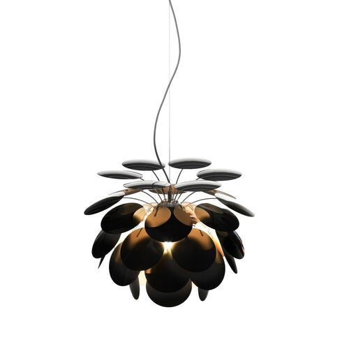 Photo of Discoco 35 Pendant Light - Black, Gold - Pendant Lights - Christophe Mathieu - Black