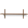 Thumbnail photo of Sector Shelf - Hylde - Røget Eg/messing - S/w - W: 87 X D: 26,1 X H: 34 Cm