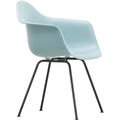 Eames Plastic Armchair Dax - 23 Ice Grey - Basic Dark Base - Matstolar - Charles & Ray Eames - Grå - Metall/plast